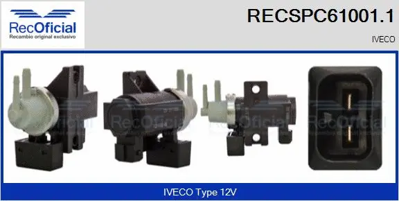 Pressure Converter, exhaust control (RECSPC61001.1)