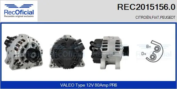 Alternator (REC2015156.0)