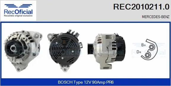 Alternator (REC2010211.0)