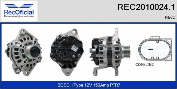 Alternator (REC2010024.1)
