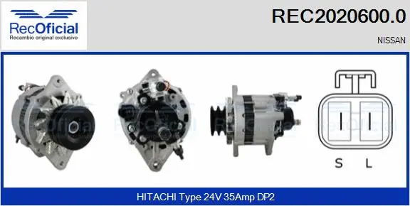 Alternator (REC2020600.0)