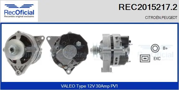 Alternator (REC2015217.2)