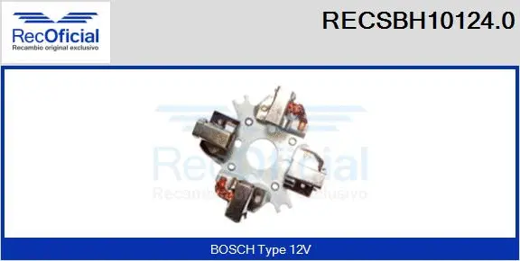 Holder, carbon brushes (RECSBH10124.0)