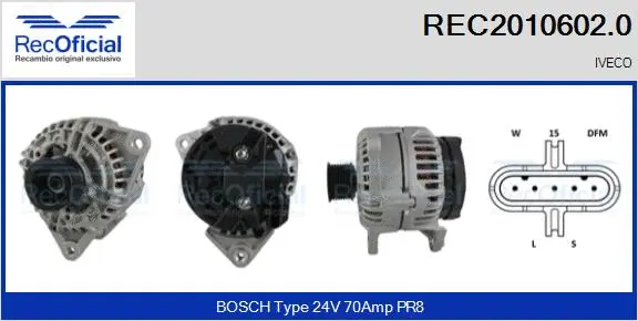 Alternator (REC2010602.0)