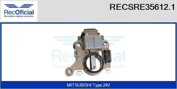 Alternator Regulator (RECSRE35612.1)