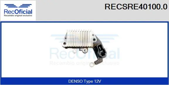 Alternator Regulator (RECSRE40100.0)