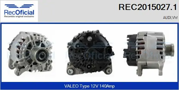 Alternator (REC2015027.1)