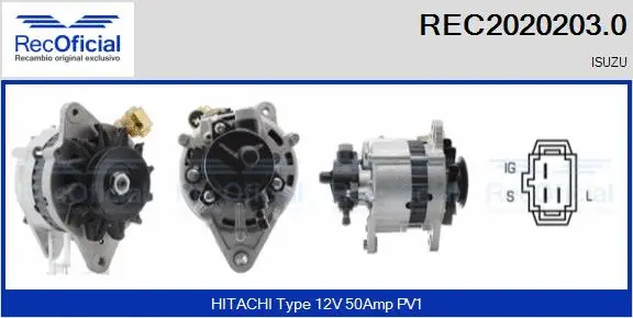Alternator (REC2020203.0)