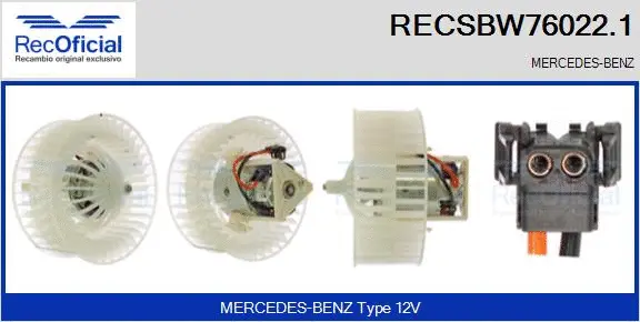 Interior Blower (RECSBW76022.1)