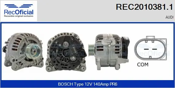 Alternator (REC2010381.1)