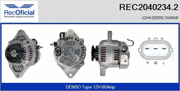 Alternator (REC2040234.2)