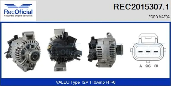 Alternator (REC2015307.1)