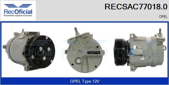 Compressor, air conditioning (RECSAC77018.0)