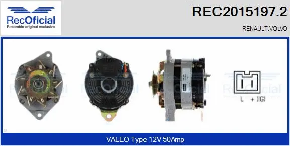 Alternator (REC2015197.2)