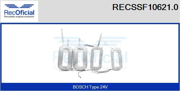 Field Winding, starter (RECSSF10621.0)