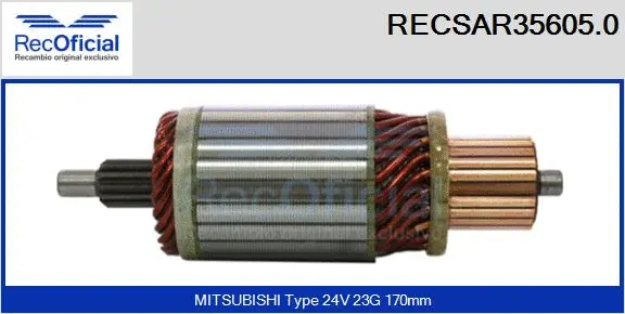 Armature, starter (RECSAR35605.0)
