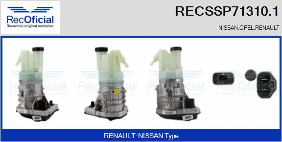 Hydraulic Pump, steering (RECSSP71310.1)