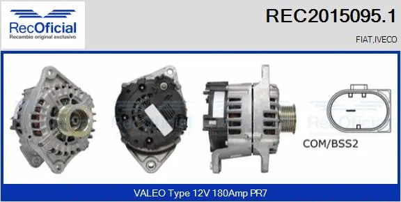 Alternator (REC2015095.1)