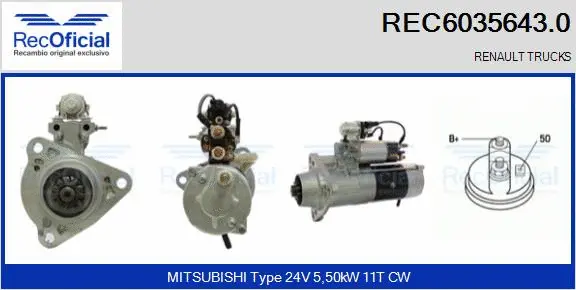 Starter (REC6035643.0)