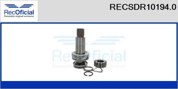 Pinion, starter (RECSDR10194.0)