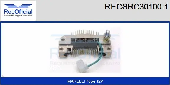 Rectifier, alternator (RECSRC30100.1)