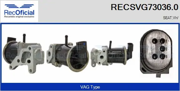 EGR Valve (RECSVG73036.0)