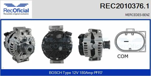 Alternator (REC2010376.1)