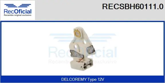 Holder, carbon brushes (RECSBH60111.0)