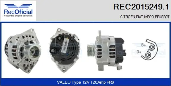 Alternator (REC2015249.1)