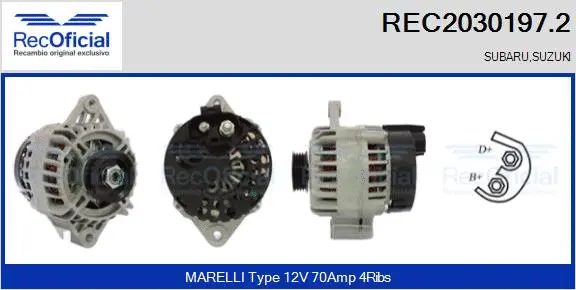 Alternator (REC2030197.2)