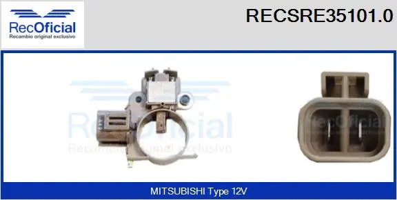 Alternator Regulator (RECSRE35101.0)