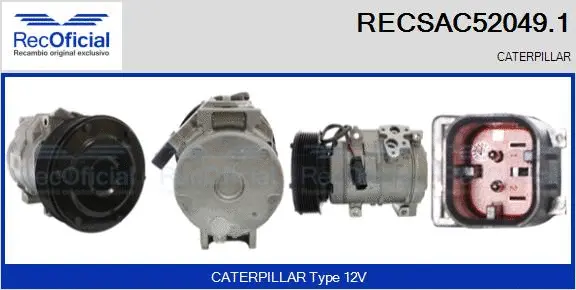 Compressor, air conditioning (RECSAC52049.1)