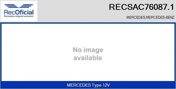 Compressor, air conditioning (RECSAC76087.1)