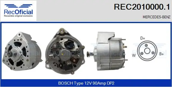 Alternator (REC2010000.1)