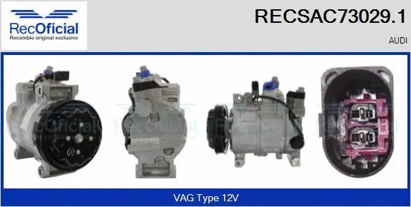 Compressor, air conditioning (RECSAC73029.1)