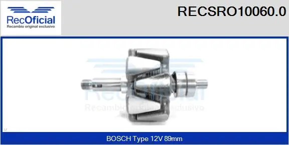 Rotor, alternator (RECSRO10060.0)