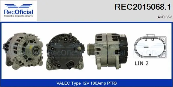 Alternator (REC2015068.1)