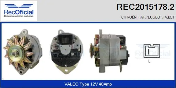 Alternator (REC2015178.2)
