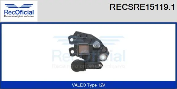Alternator Regulator (RECSRE15119.1)