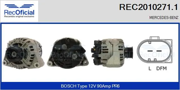 Alternator (REC2010271.1)
