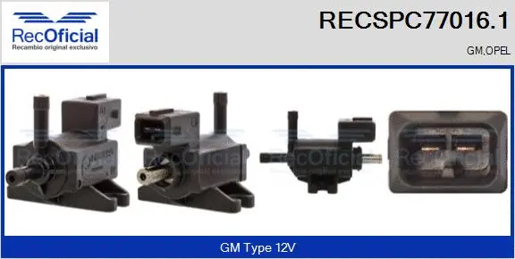 Pressure Converter, exhaust control (RECSPC77016.1)