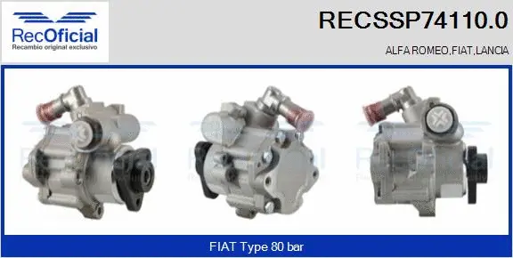 Hydraulic Pump, steering (RECSSP74110.0)