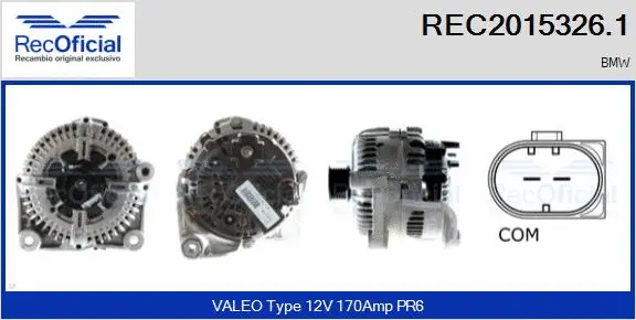 Alternator (REC2015326.1)