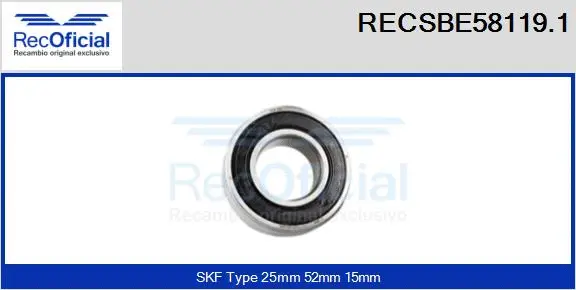 Bearing (RECSBE58119.1)