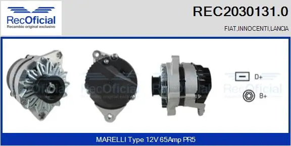 Alternator (REC2030131.0)