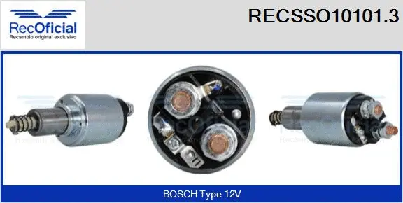Solenoid Switch, starter (RECSSO10101.3)