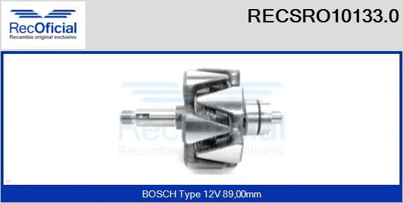 Rotor, alternator (RECSRO10133.0)