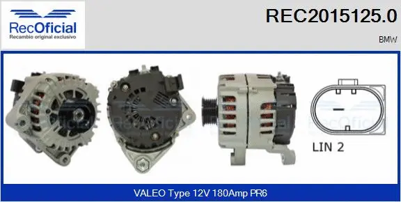 Alternator (REC2015125.0)