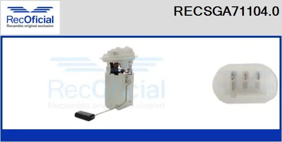 Fuel Feed Unit (RECSGA71104.0)