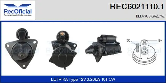 Starter (REC6021110.1)